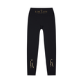 Loyalty athletics (gold wording)High-Waisted Yoga Leggings