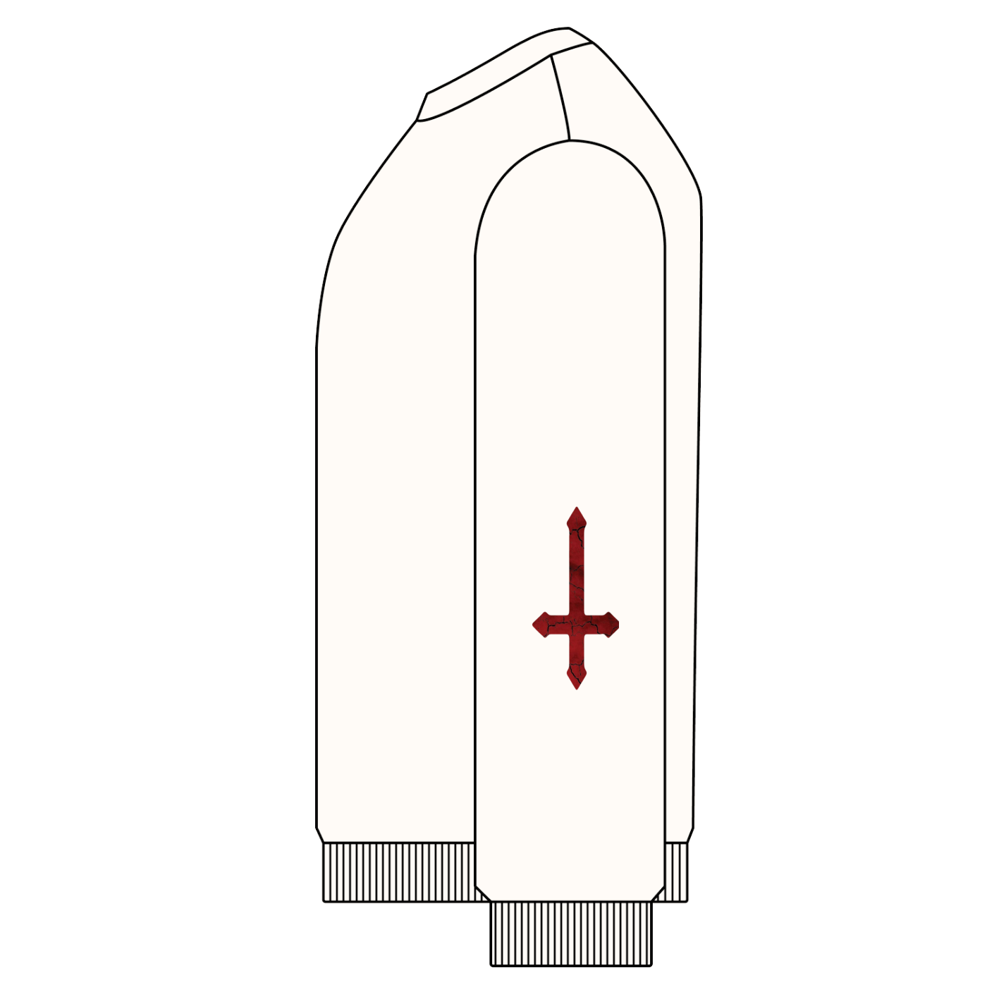 Cloaked lover Snow Washed Oversized Sweatshirt