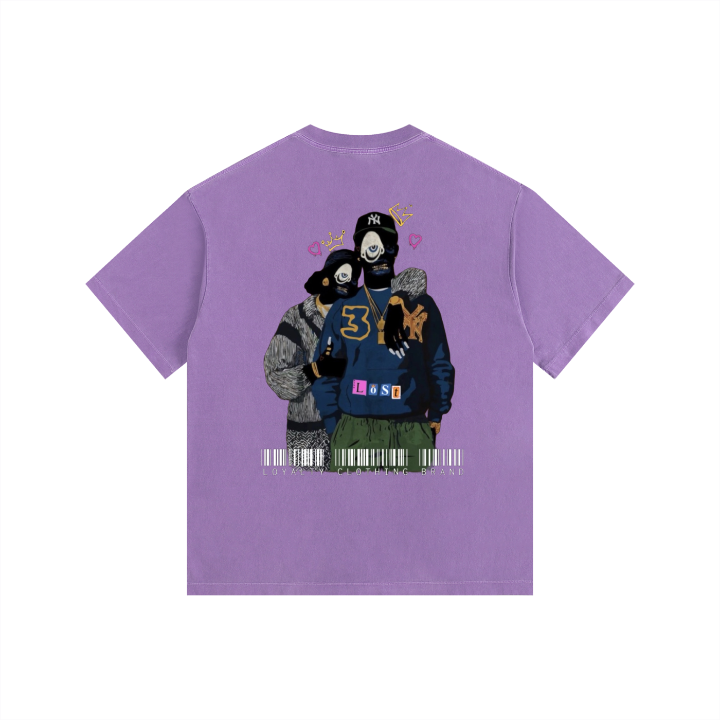 Lost in love 2 Vintage Washed Oversized Cotton T-Shirt