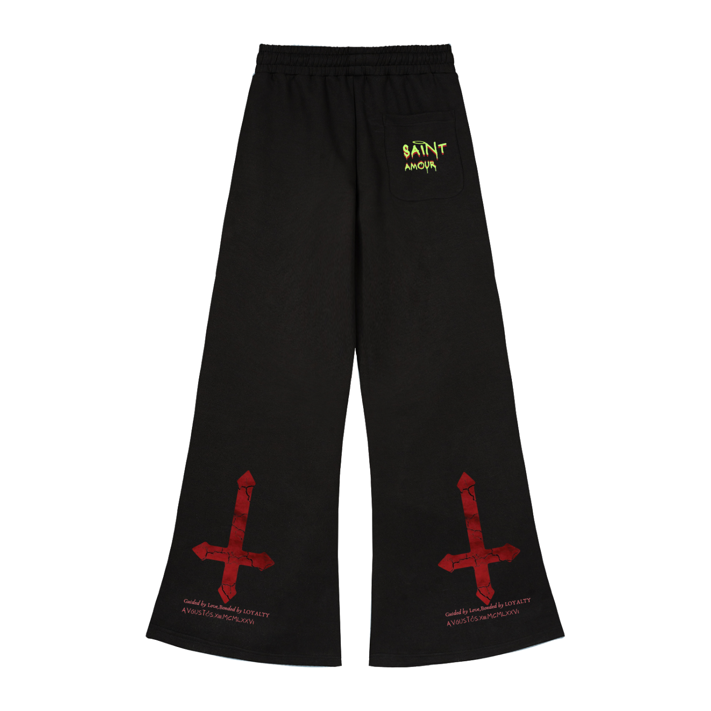 Saint Amour (Unisex) Wide Leg Drawstring Sweatpants