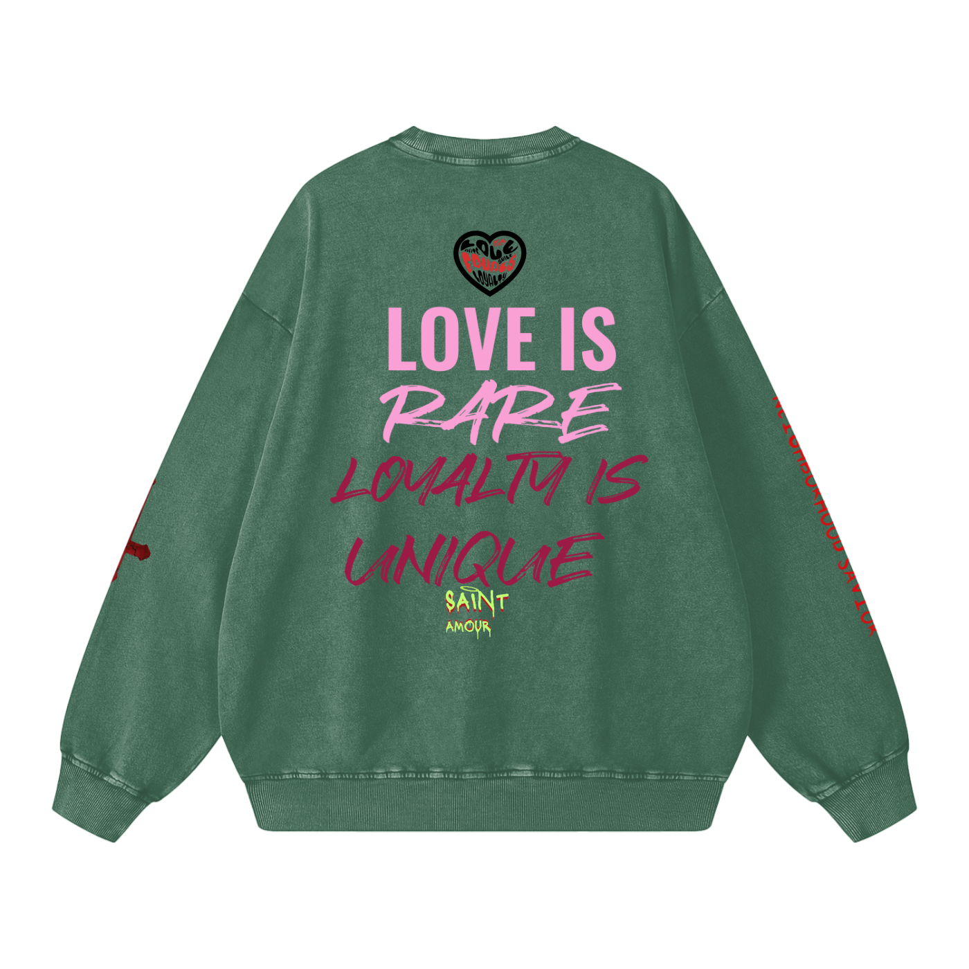Cloaked lover Snow Washed Oversized Sweatshirt