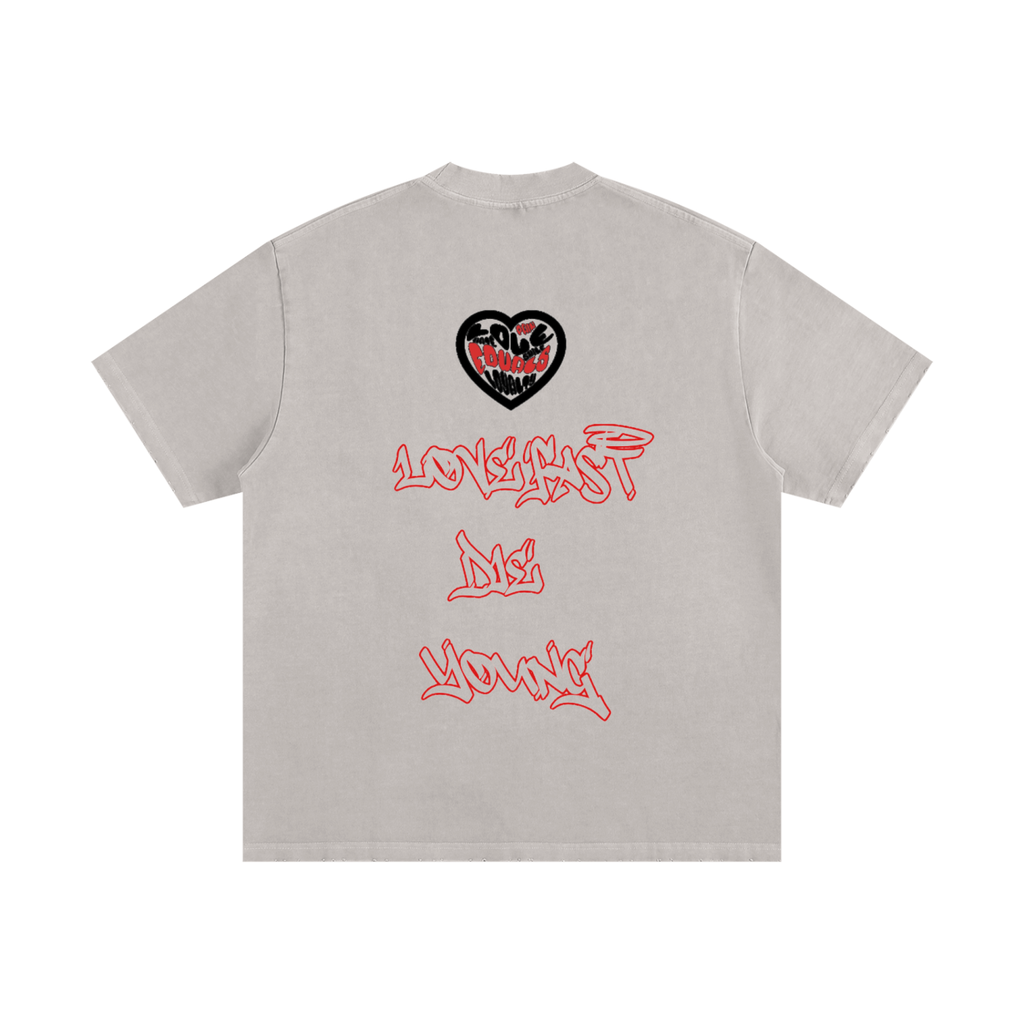 Slam Akron Vintage Washed Frayed T-Shirt