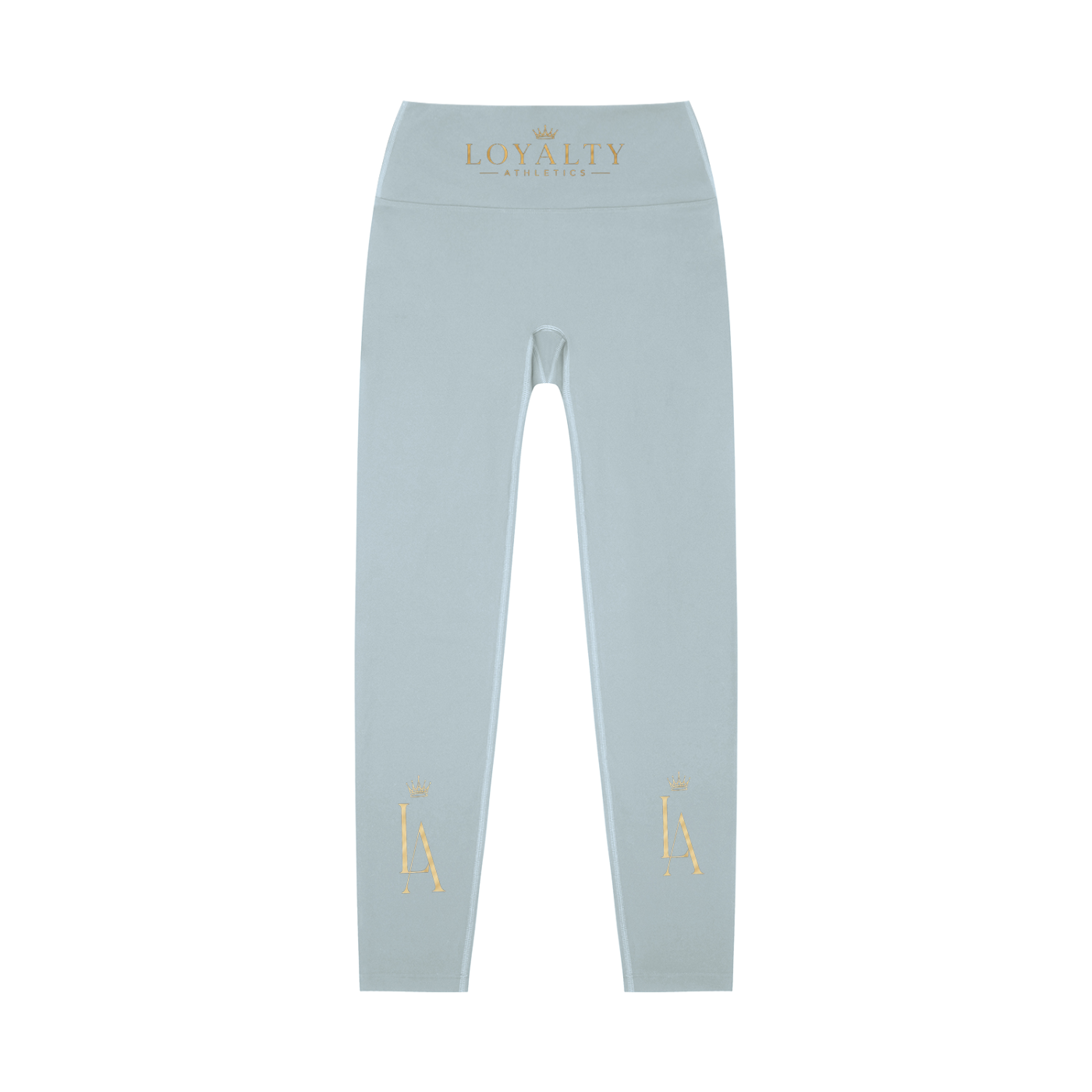 Loyalty athletics (gold wording)High-Waisted Yoga Leggings