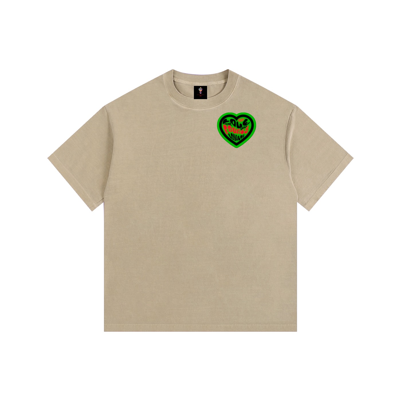 Lost in love 2 Vintage Washed Oversized Cotton T-Shirt