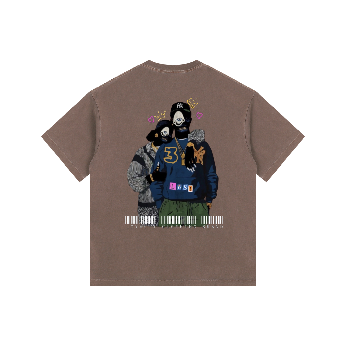 Lost in love 2 Vintage Washed Oversized Cotton T-Shirt