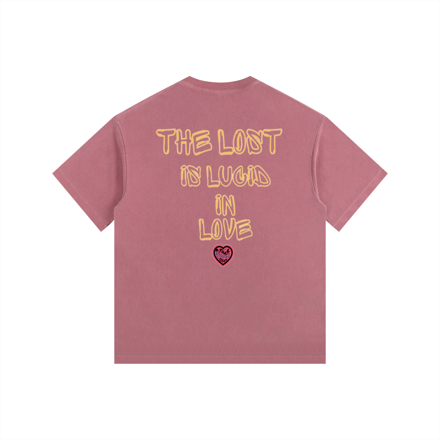 Lucid n love 2 Vintage Washed Oversized Cotton T-Shirt